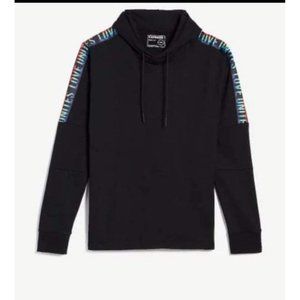 Express Mens Size XL Love Unites Pride Long Sleeve Hooded Drawstring Jacket